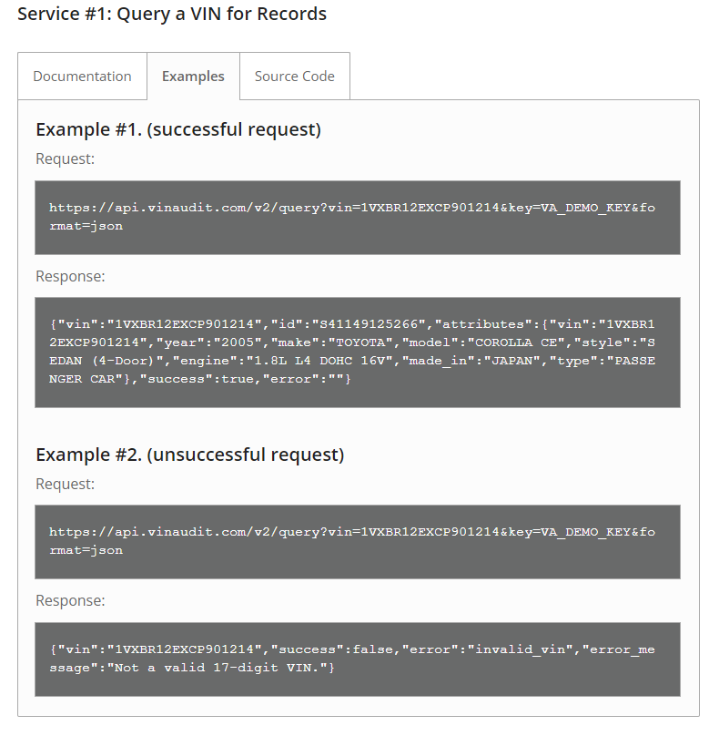 Carfax Canada API SignUp